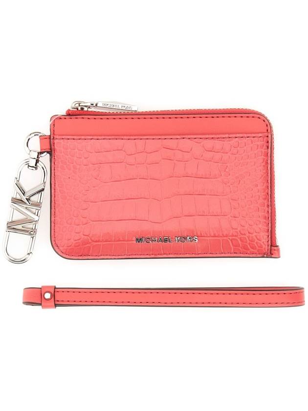 Michael Kors Leather Credit Card Holder - MICHAEL KORS - BALAAN 3