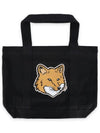 Fox Head Print Tote Bag Black - MAISON KITSUNE - BALAAN 2