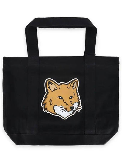 Fox Head Print Tote Bag Black - MAISON KITSUNE - BALAAN 2