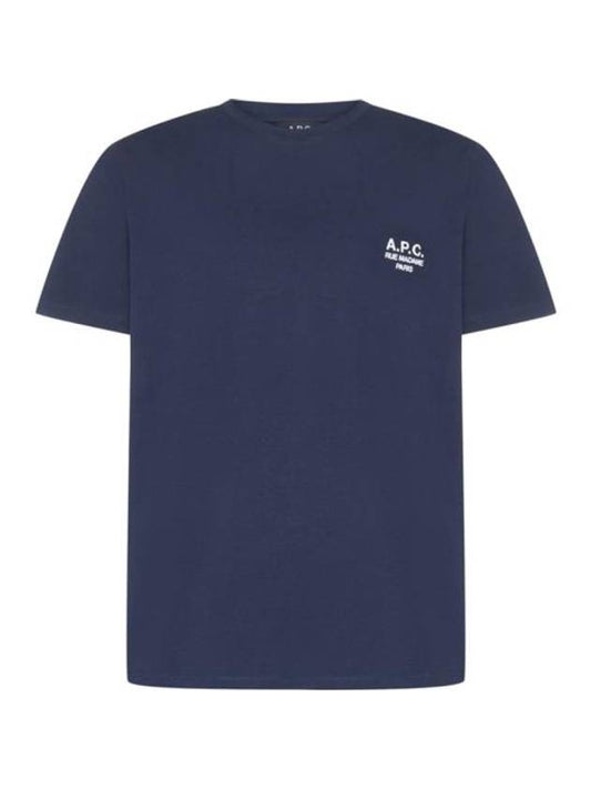 Raymond Short Sleeve T-shirt Navy - A.P.C. - BALAAN 1