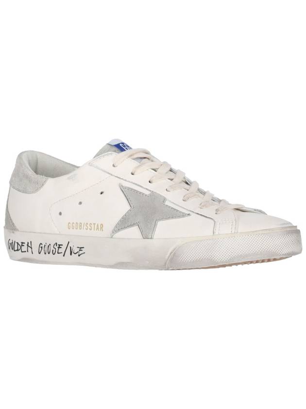 Super Star Suede Leather Low Top Sneaker White - GOLDEN GOOSE - BALAAN 3