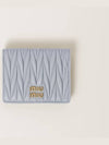 Materasse half wallet card gray women s - MIU MIU - BALAAN 1