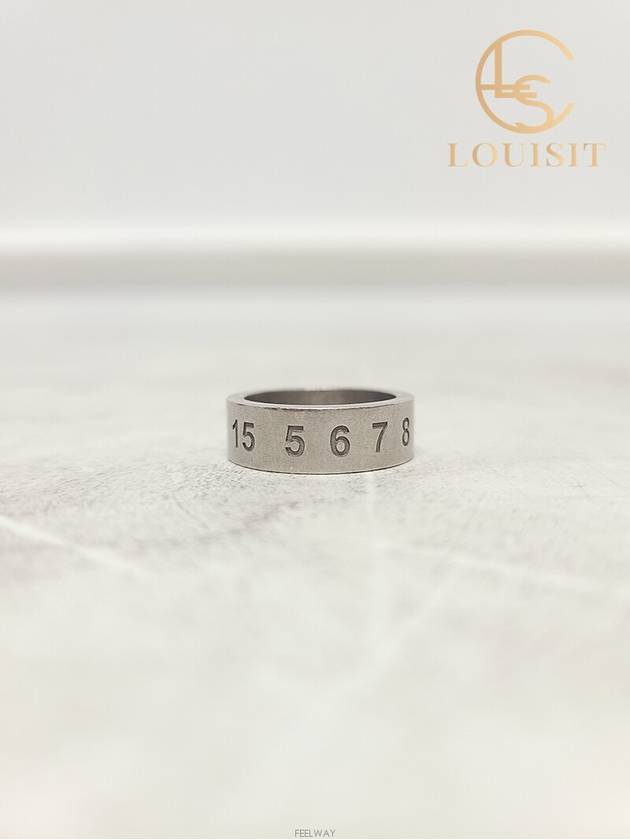 Used luxury goods Lewis It 3 Silver numeric numbering ring - MAISON MARGIELA - BALAAN 2