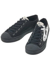 Plimsoll ORB Print Low Top Sneakers  Black - VIVIENNE WESTWOOD - BALAAN 2