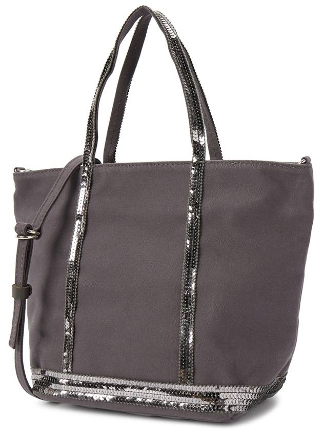 Canvass Cabas Tote Bag Gray - VANESSA BRUNO - BALAAN 3