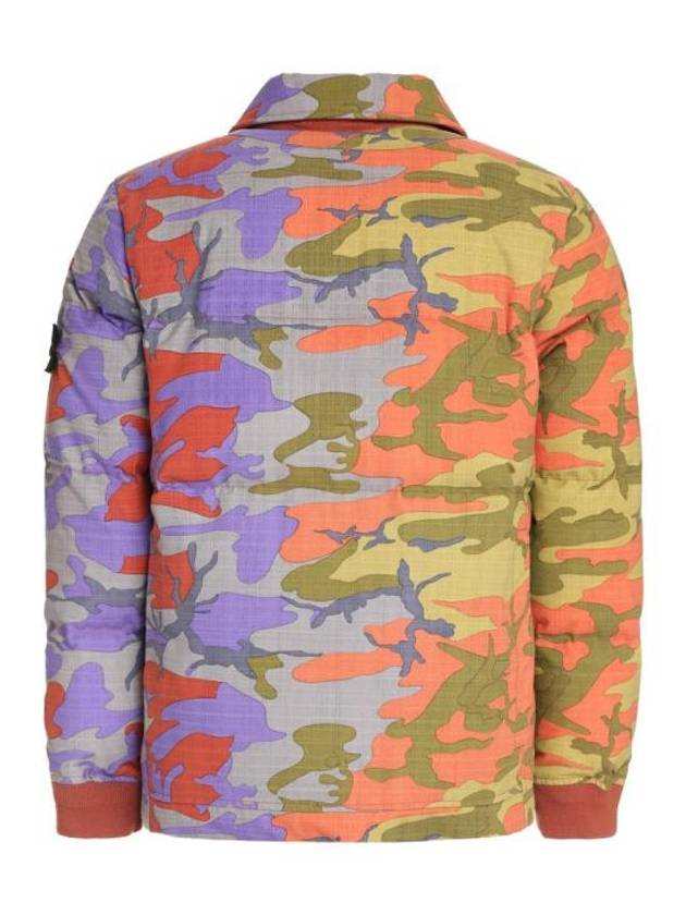 Heritage Camo Ripstop Nylon Down Jacket - STONE ISLAND - BALAAN 3