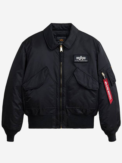 CWU 45P Bomber Jacket Black - ALPHA INDUSTRIES - BALAAN 2