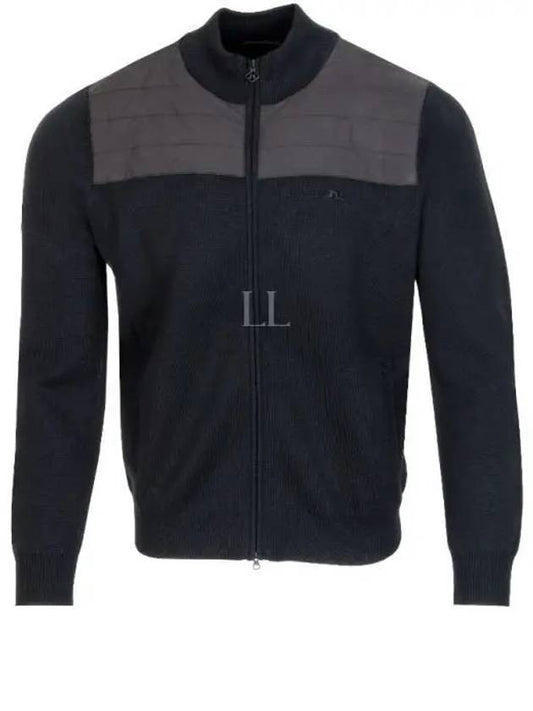 Bridge Knit Hybrid Sweater AMKW09400 9999 Men - J.LINDEBERG - BALAAN 2