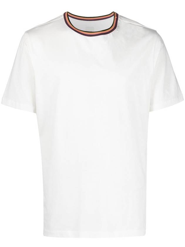 round neck short sleeve t-shirt white - PAUL SMITH - BALAAN 2