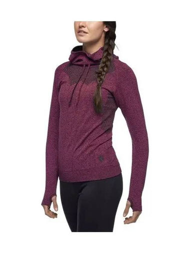 BLACK DIAMOND Crux Hoodie WOMENS - BLACK & BROWN - BALAAN 1