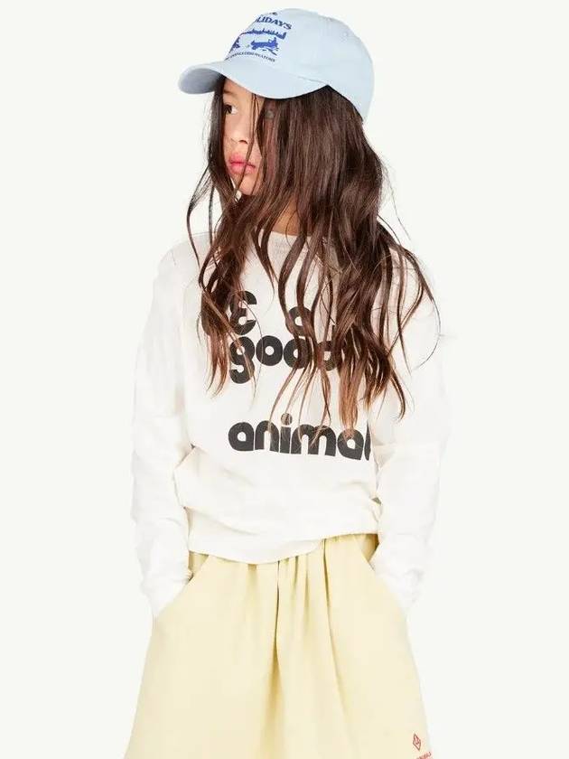 Kids White Animal Dog Long Sleeve T Shirt F24019 221FV - THE ANIMALS OBSERVATORY - BALAAN 1