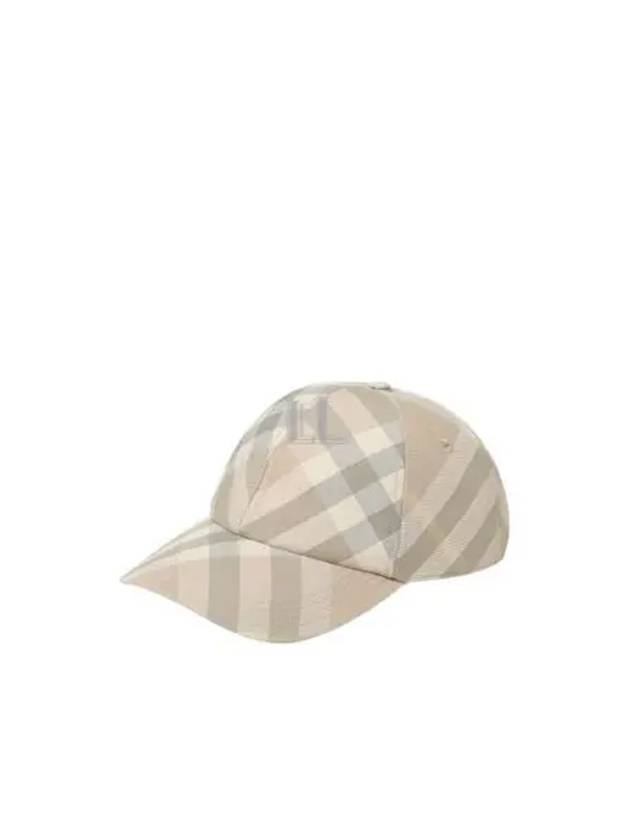 Check Ball Cap Beige - BURBERRY - BALAAN 2