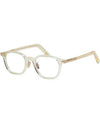 Blue light blocking glasses frame TF5858DB 039 transparent horn rim Asian fit eye protection - TOM FORD - BALAAN 7