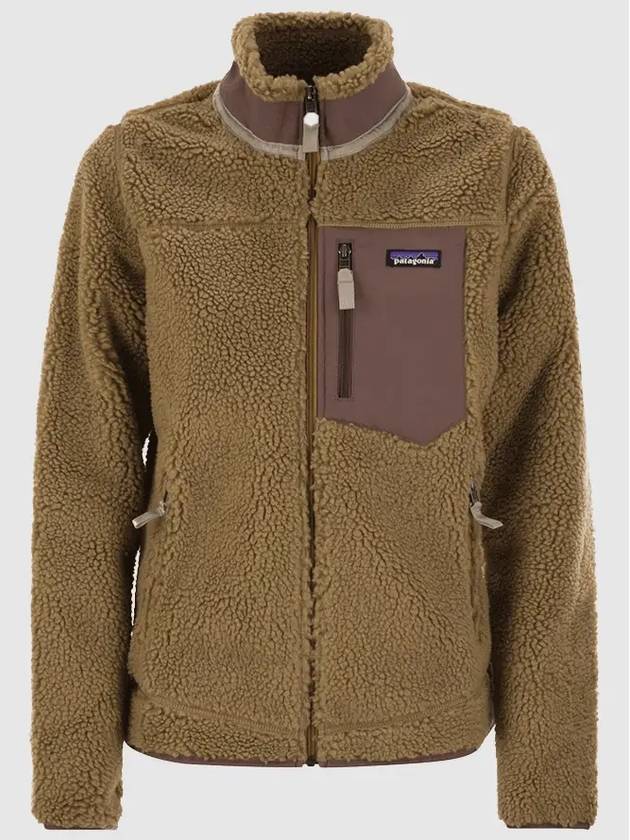 Women's Classic Retro-X Fleece Zip-Up Jacket Nest Brown - PATAGONIA - BALAAN 2