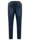 Denim Straight Pants M283PO1090C1468 BLUE - BRUNELLO CUCINELLI - BALAAN 3