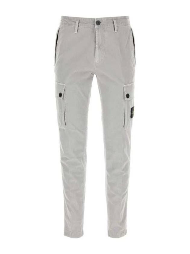 Compass Badge Cargo Straight Pants Grey - STONE ISLAND - BALAAN 1