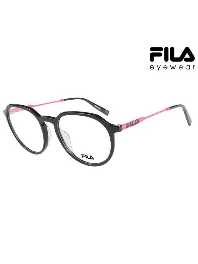 Glasses Frame VFI212 700Y Round Men Women Glasses - FILA - BALAAN 1