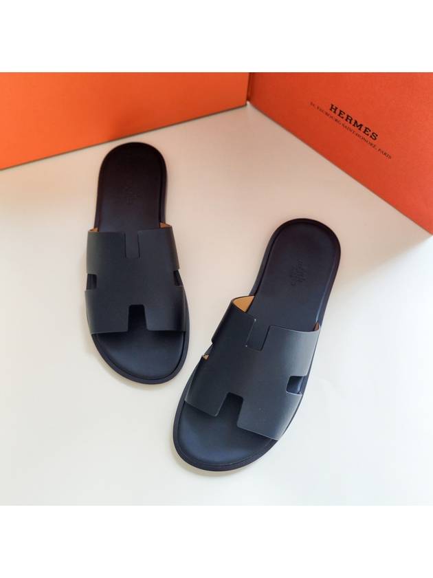 Izmir Sandal Calfskin & Noir - HERMES - BALAAN 7