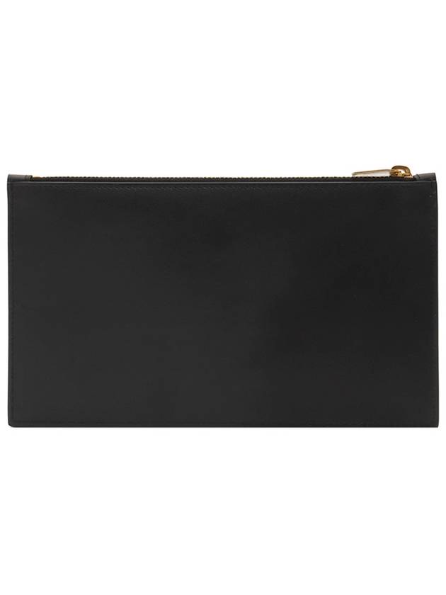 Black Smooth Calfskin Gold Monogram Bill Pouch 636316 - SAINT LAURENT - BALAAN 2