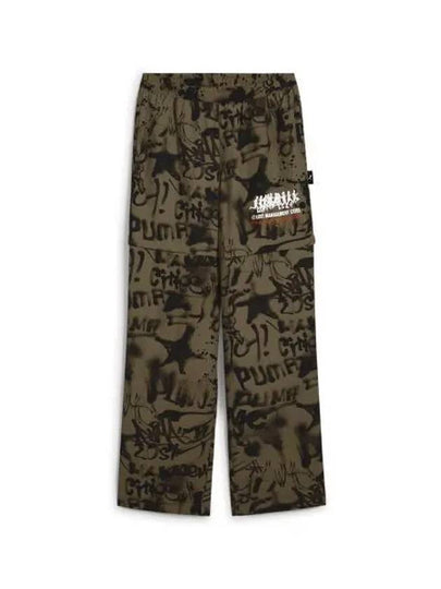 All-Over Print Straight Pants Wild Willow - PUMA - BALAAN 2