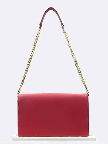 410114 Red color leather WOC long wallet and mini shoulder bag - GUCCI - BALAAN 1