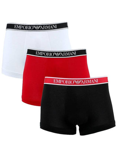 Men's Boxer Trunk Briefs 3 Pack - EMPORIO ARMANI - BALAAN 2