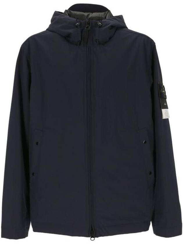 Compass Badge Hooded Jacket Navy - STONE ISLAND - BALAAN 1