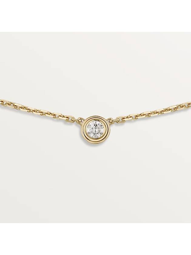 Damour XS Necklace Gold - CARTIER - BALAAN 3