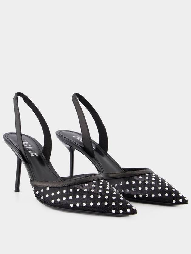 Lidia Slingback 70 Pumps - Paris Texas - Synthetic - Black - PARIS TEXAS - BALAAN 2