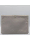 gray clutch bag - CHANEL - BALAAN 1