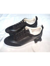 Bouncing Leather Low Top Sneakers Noir - HERMES - BALAAN 4