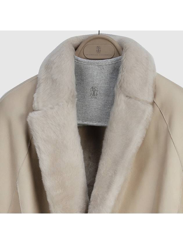 Reversible Shearing Coat Beige - BRUNELLO CUCINELLI - BALAAN 9