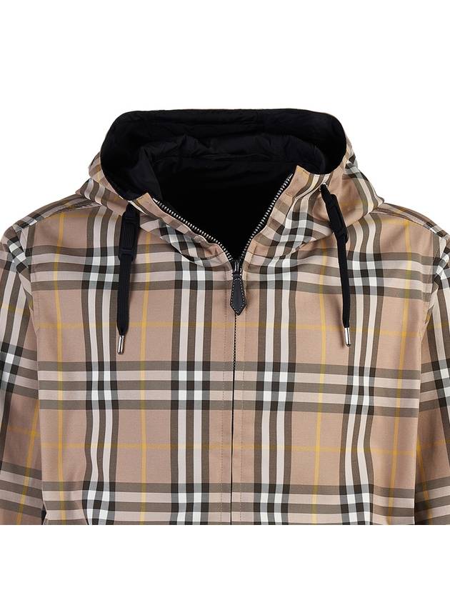 Vintage Check Reversible Hooded Jacket Beige - BURBERRY - BALAAN 8