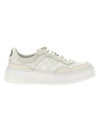 Interlocking G Tag Low Top Sneakers White - GUCCI - BALAAN 1