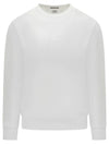 Metropolis Series Stretch Fleece Logo Sweatshirt White - CP COMPANY - BALAAN 1