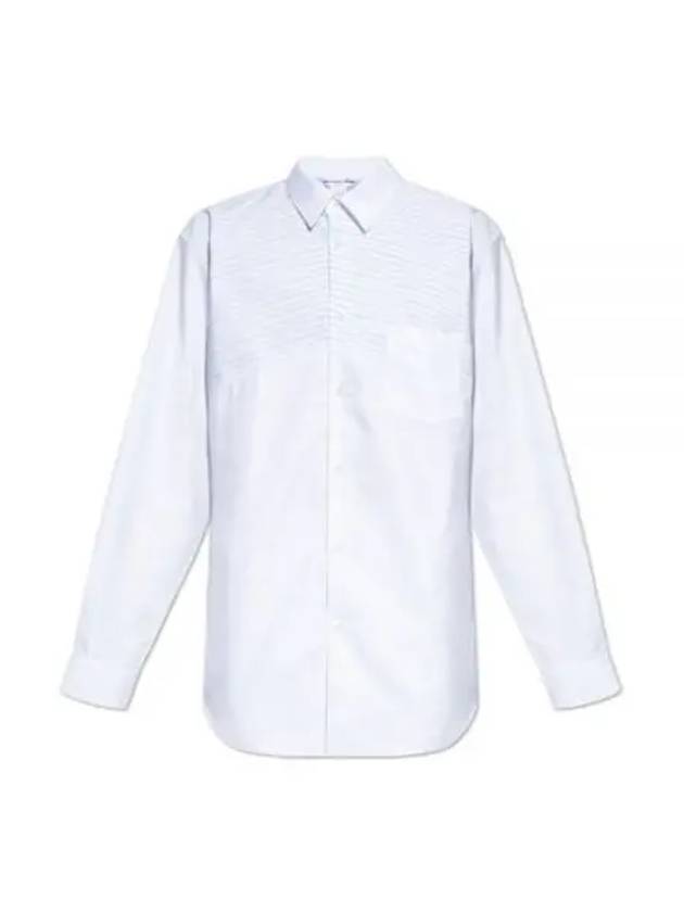 Striped Long Sleeve Shirt White - COMME DES GARCONS - BALAAN 2