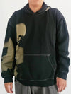 Distressed Smudgy Print Hoodie Black - DIESEL - BALAAN 2