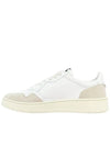 Medalist Suede Low Top Sneakers White - AUTRY - BALAAN 3