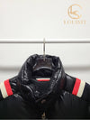 Used luxury goods Lewis It 1 Moncler black mancora three stripe big logo padded jumper - MONCLER - BALAAN 2