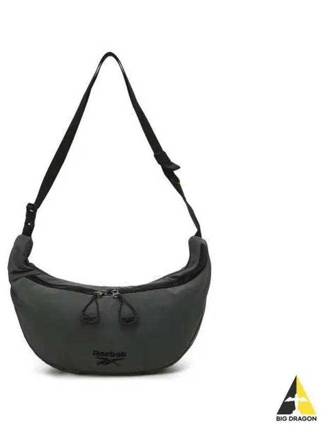 Vector Nylon Mini Hobo Bag Charcoal - REEBOK - BALAAN 1