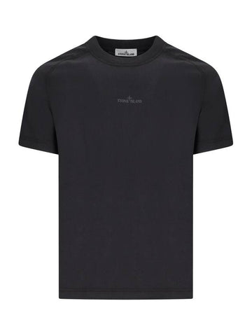 T-SHIRT WITH LOGO - STONE ISLAND - BALAAN 1