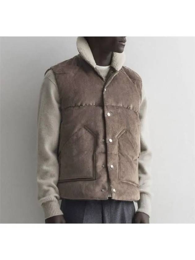 Corduroy Goose Down Sharing Vest - VALSTAR - BALAAN 3