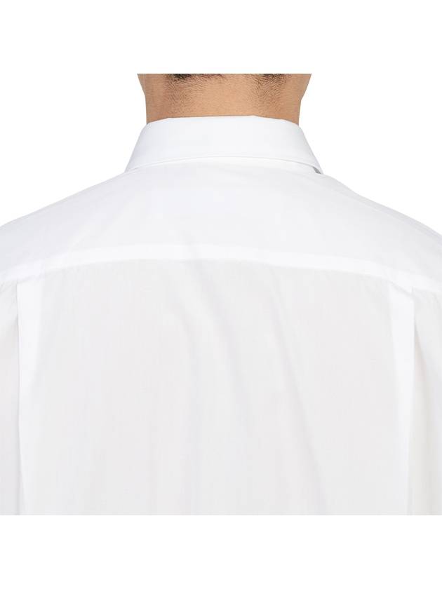 Play Black Heart Patch Long Sleeve Shirt White - COMME DES GARCONS - BALAAN 8