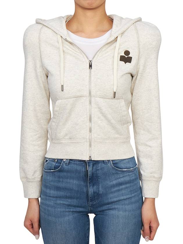 Penny hooded zip up ecru - ISABEL MARANT ETOILE - BALAAN 3