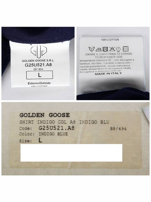 Cotton Shirt G25U521 A8 - GOLDEN GOOSE - BALAAN 8