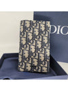 Oblique Jacquard Card Wallet Beige Black - DIOR - BALAAN 2