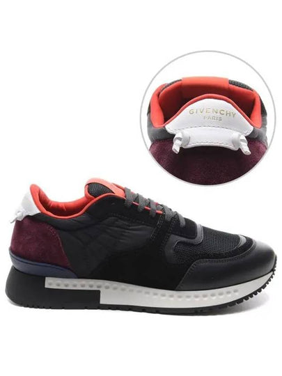 Active Runner Low Top Sneakers Red Black - GIVENCHY - BALAAN 2