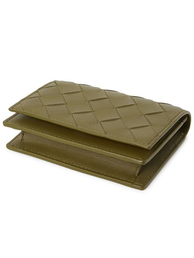 Intrecciato Folding Card Wallet Mud - BOTTEGA VENETA - BALAAN 4