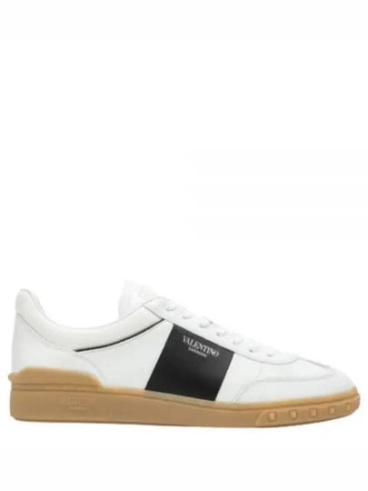 Up Village Low Top Sneakers White Black - VALENTINO - BALAAN 2