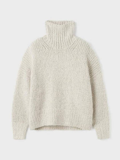 Knit Turtleneck Oatmeal - TOTEME - BALAAN 2